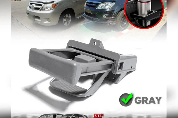 FIT 2004-2015 TOYOTA HILUX KUN26 MK6 MK7 FORTUNER SUV CUP HOLDER DRINK GREY RH