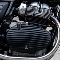 FOR ROYAL ENFIELD GT 650 AND INTERCEPTOR 650 18-21 BIKE SIDE ENGINE COVER BLACK