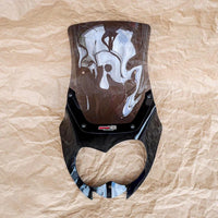 FIT HONDA CRF250 CRF300 RALLY CRF SHIELD WINDSHIELD WINDSCREEN CLEAR BLACK