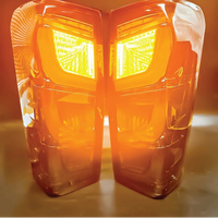 LR Tail Lamp Rear Light RGB LED Smoke Lens 2024 Style For Isuzu D-Max 2012-2018