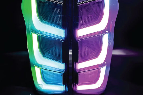 LR Tail Lamp Rear Light RGB LED Smoke Lens 2024 Style For Isuzu D-Max 2012-2018