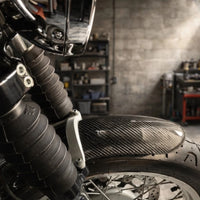 Carbon Fiber Front Fender Mudguard For Royal Enfield Interceptor 650 INT650 GT