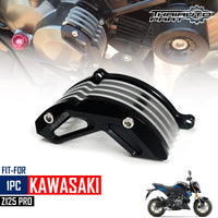 Black Crash Engine Clutch Cover Guard Slider For Kawasaki Z125 Z 125 Pro 2017-2025