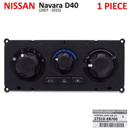 GENUINE Nissan Frontier Navara D40 2007 '12 Control Assy Air Conditioner Switch