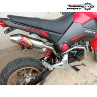 Exhaust Full System Chrome Enduro Style Fit Honda GROM MSX SF 125 2016-2020