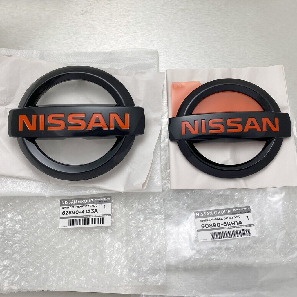 Nissan Navara D23 NP300 Frontier truck PRO-4X 2014-present RED/BLACK LOGOS