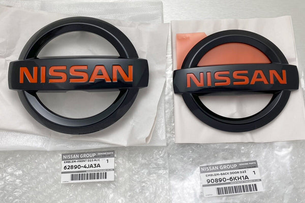 Nissan Navara D23 NP300 Frontier truck PRO-4X 2014-present RED/BLACK LOGOS