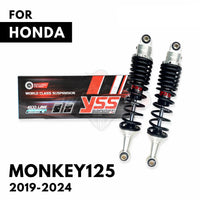 Black Silver YSS Shock Suspension E-SERIES For 2019-2024 Honda Monkey 125 Z125