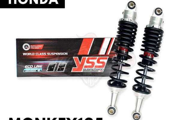 Black Silver YSS Shock Suspension E-SERIES For 2019-2024 Honda Monkey 125 Z125