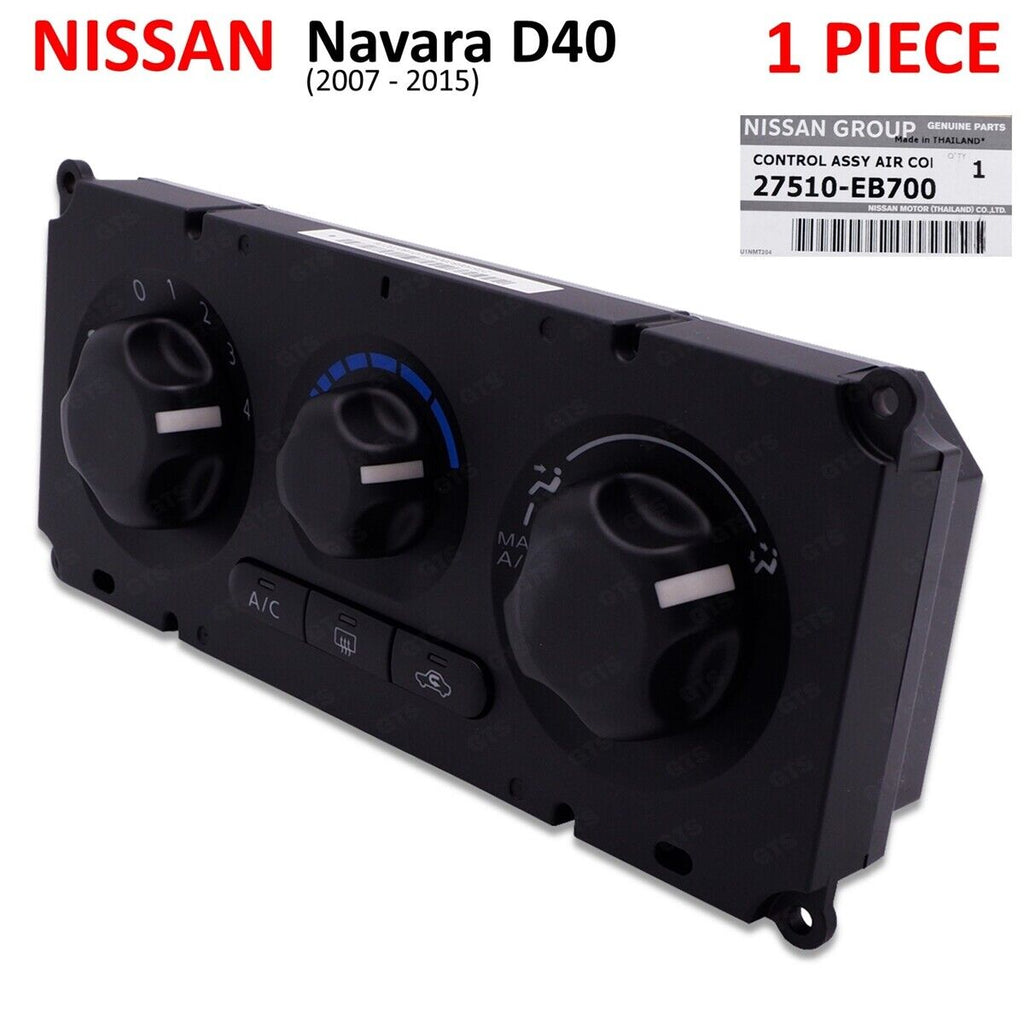 GENUINE Nissan Frontier Navara D40 2007 '12 Control Assy Air Conditioner Switch