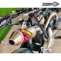 Exhaust Full System Chrome Enduro Style Fit Honda GROM MSX SF 125 2016-2020