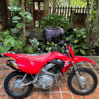 Full System Exhaust Muffer Racing Pipe Black Ti-6 For Honda CRF110 CRF110F