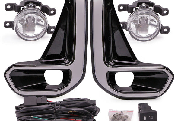 Toyota Hilux '20 '21  Chrome Set Kit Fog Lamps Sport Lights