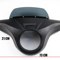 Honda Rebel 1100 CMX (2021-2024) Front Batwing Fairing Windshield Matte Black