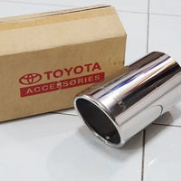 GENUINE TOYOTA FORTUNER 2015-2025 STAINLESS STEEL EXHAUST MUFFLER PIPE TIP