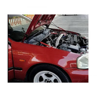 Front Bonnet Struts Red Pair LR Set FOR Honda Civic EJ EK 1996-2000