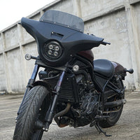 Honda Rebel 1100 CMX (2021-2024) Front Batwing Fairing Windshield Matte Black