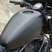COVER FUEL OIL TANK MATTE BLACK V.2 FOR HONDA REBEL CMX 300&500 2017-25