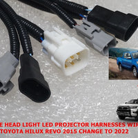 TOYOTA HILUX 2015 CABLE KIT UPGRADE LED PROJECTOR HARNESSES WIRING
