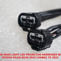 TOYOTA HILUX 2015 CABLE KIT UPGRADE LED PROJECTOR HARNESSES WIRING