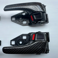 TOYOTA HILUX / FORTUNER INSIDE DOOR HANDLE REAL-CARBON (4 PCS)