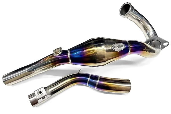 Exhaust Full System Stainless Steel Titanium Pipe Black For Honda CRF300 L Rally