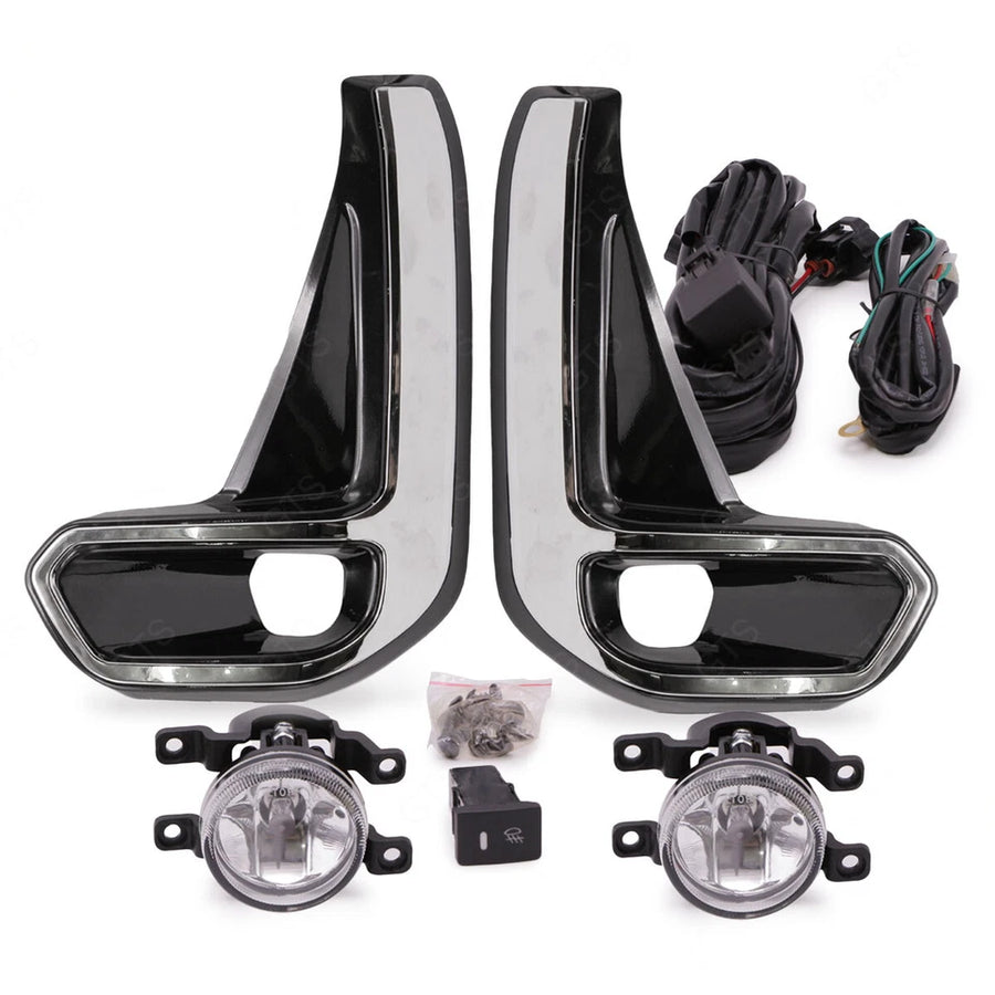 Toyota Hilux '20 '21  Chrome Set Kit Fog Lamps Sport Lights