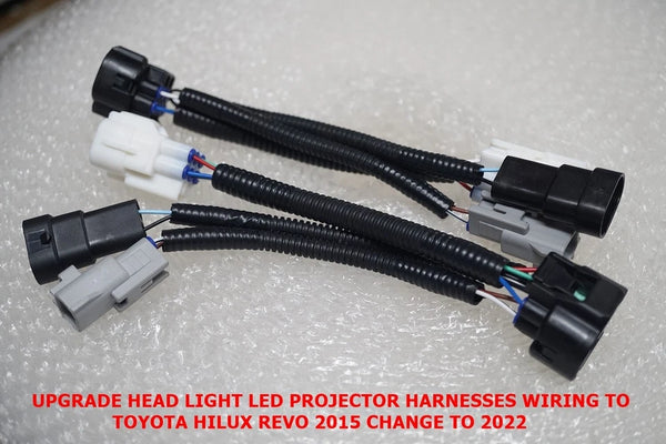 TOYOTA HILUX 2015 CABLE KIT UPGRADE LED PROJECTOR HARNESSES WIRING