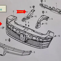 Genuine Honda Civic GRILL  FB EX SI Sedan Front JDM 2010-2015