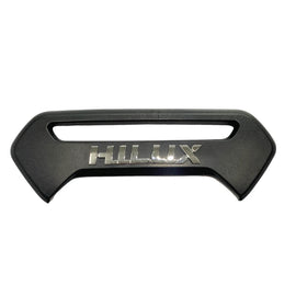 BLACK CHROME TAILGATE GARNISH COVER TRIM FOR TOYOTA HILUX INVINCIBLE X 20-25