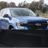 FORD EVEREST 2022-2026 Genuine 3rd row Rear Cargo Tray Folding Black Rubber Matt