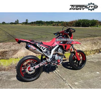 Exhaust Full System Stainless Steel Carbon For Honda CRF300 L Rally Enduro Crf