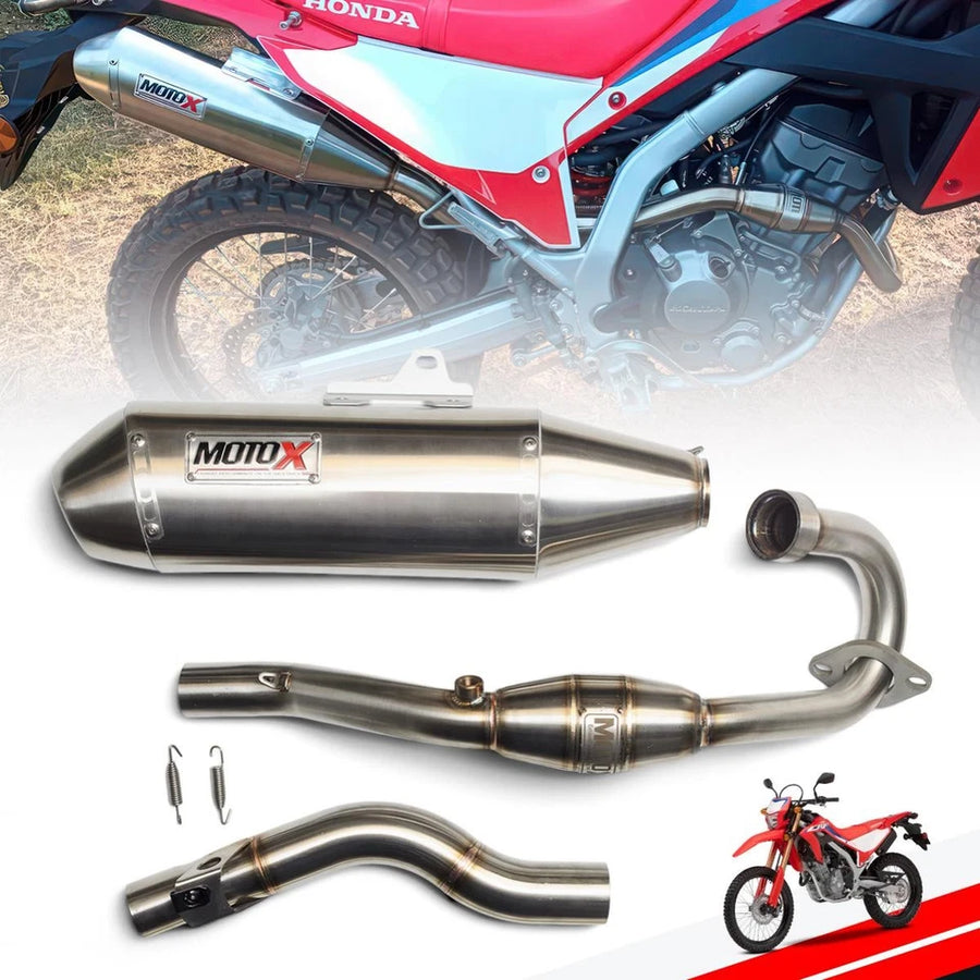 For Honda Crf300L Rally Rl 2020-2022 Exhaust Full System Stainless Steel Moto X