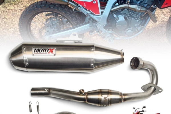 For Honda Crf300L Rally Rl 2020-2022 Exhaust Full System Stainless Steel Moto X
