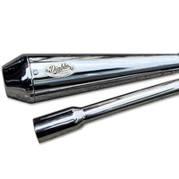 Full System Muffler Pipe Chrome Diabolus For Honda C125 Super Cub 2018-2023