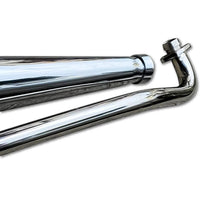 Full System Muffler Pipe Chrome Diabolus For Honda C125 Super Cub 2018-2023