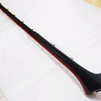 TOYOTA HILUX REVO 2016 GENUINE DASH BOARD EYEBROW CARBON FIBER /RED LINE