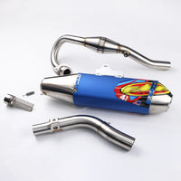 FULL SYSTEM EXHAUST MUFFLER PIPE BLUE RACHING FOR HONDA CRF300L RALLY 2020-2025