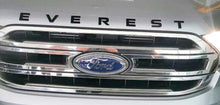 Load image into Gallery viewer, FORD EVEREST 2015-2024 SET OF BONNET LETTERS&quot;EVEREST&quot; LETTERS BLACK