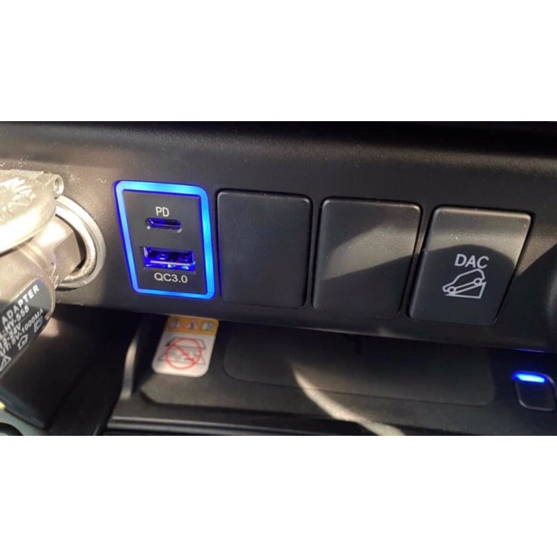 TOYOTA FORTUNER /HILUX PD / USB 3.0 CHARGER 2015-2024