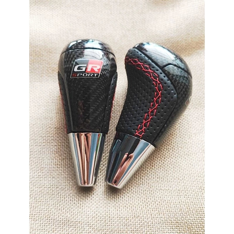 TOYOTA HILUX / FORTUNER  2005-2025 GR SPORT LEATHER  GEAR SHIFT KNOB A/T