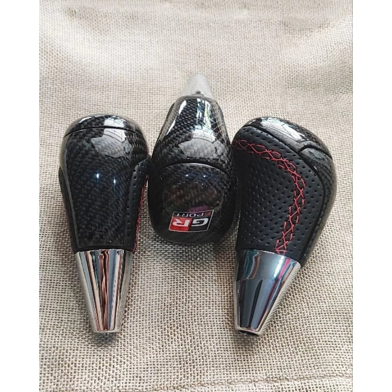 TOYOTA HILUX / FORTUNER  2005-2025 GR SPORT LEATHER  GEAR SHIFT KNOB A/T