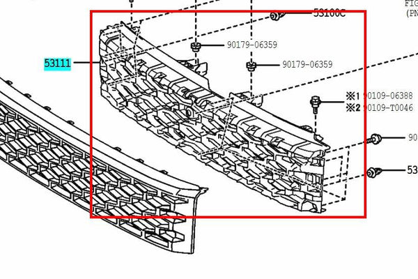 IN STOCK TOYOTA HILUX 2026 GENUINE GLOSS BLACK GRILL