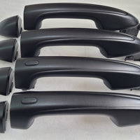 TOYOTA FORTUNER /HILUX  2015-2025  FULL SET OF MATT BLACK DOOR HANDLES GENUINE PARTS